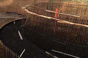 宜宾砼烟囱新建施工现场
