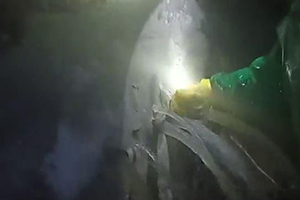 宜宾消防水池堵漏现场